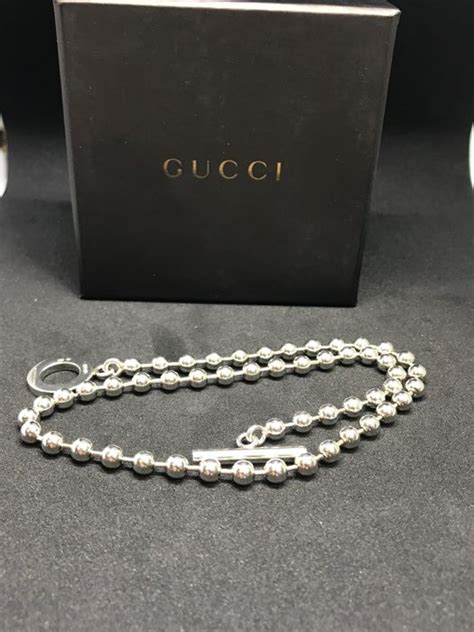 gucci choker silver|gucci choker necklace.